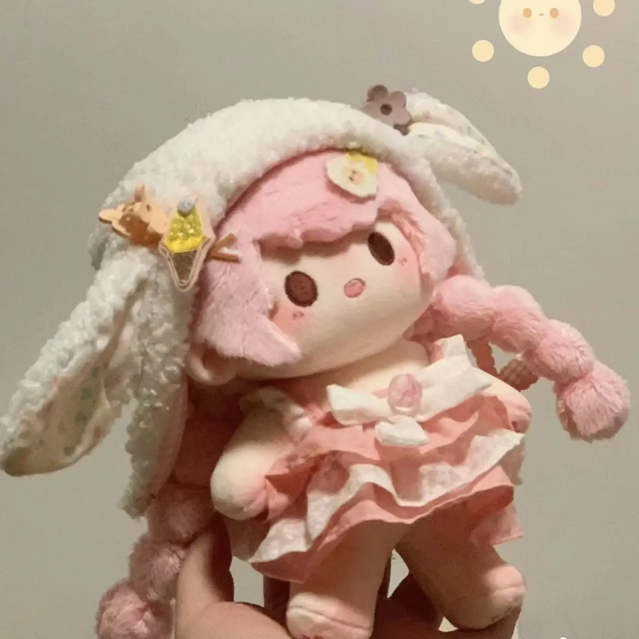 Stuffed 20cm Game Anime Figures Nikki Attributes Plush Dress Up Cotton Body Doll Toys for Children Kawaii Peluche Gifts Items