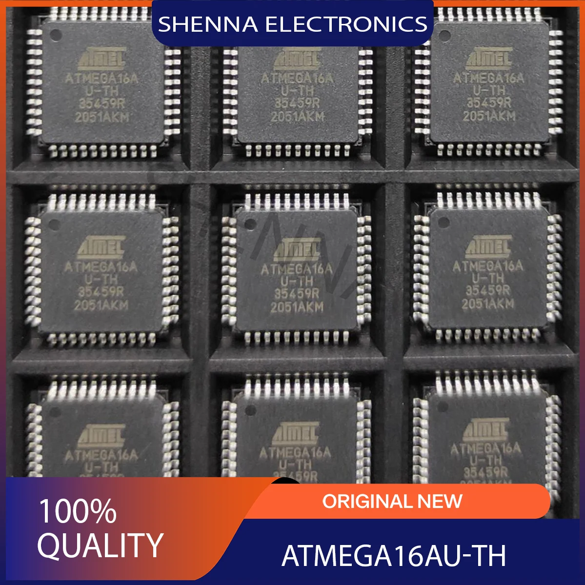 3PCS/Lot  Microcontroller  8-bit  low power and high perfo IC  Integrated Circuits  ATMEGA16AU-TH Package Specifications TQFP-44