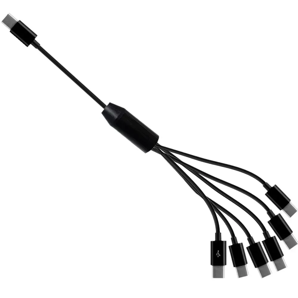 USB C 2.0 Type  type-c  to 2/3/4/6 type-c Male Splitter Y Data Sync and Charge Connector Adapter Cable 0.5m/1.5m/2m