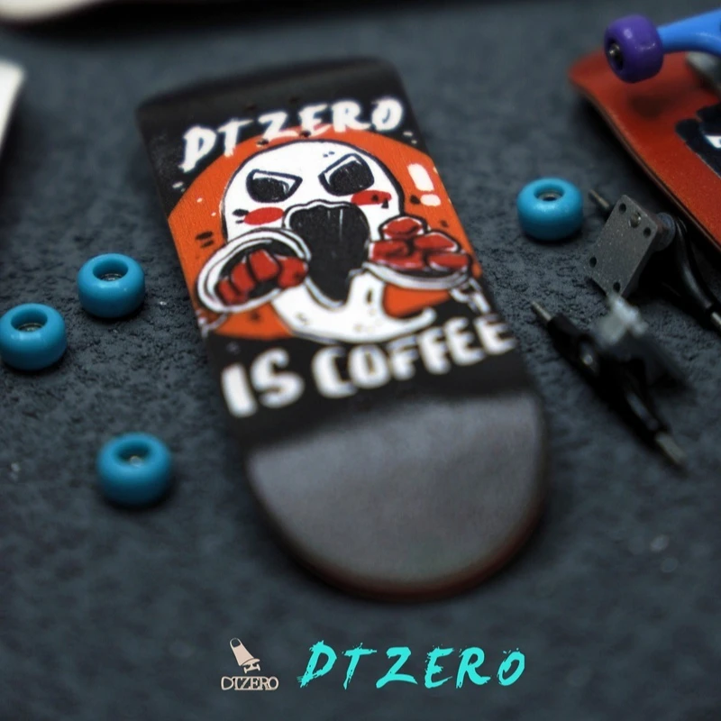 DTZERO プロフェッショナルフィンガースケートボードセット 2.0 木製フィンガースケートおもちゃ初心者のための必須のおもちゃノベルティギャグおもちゃ
