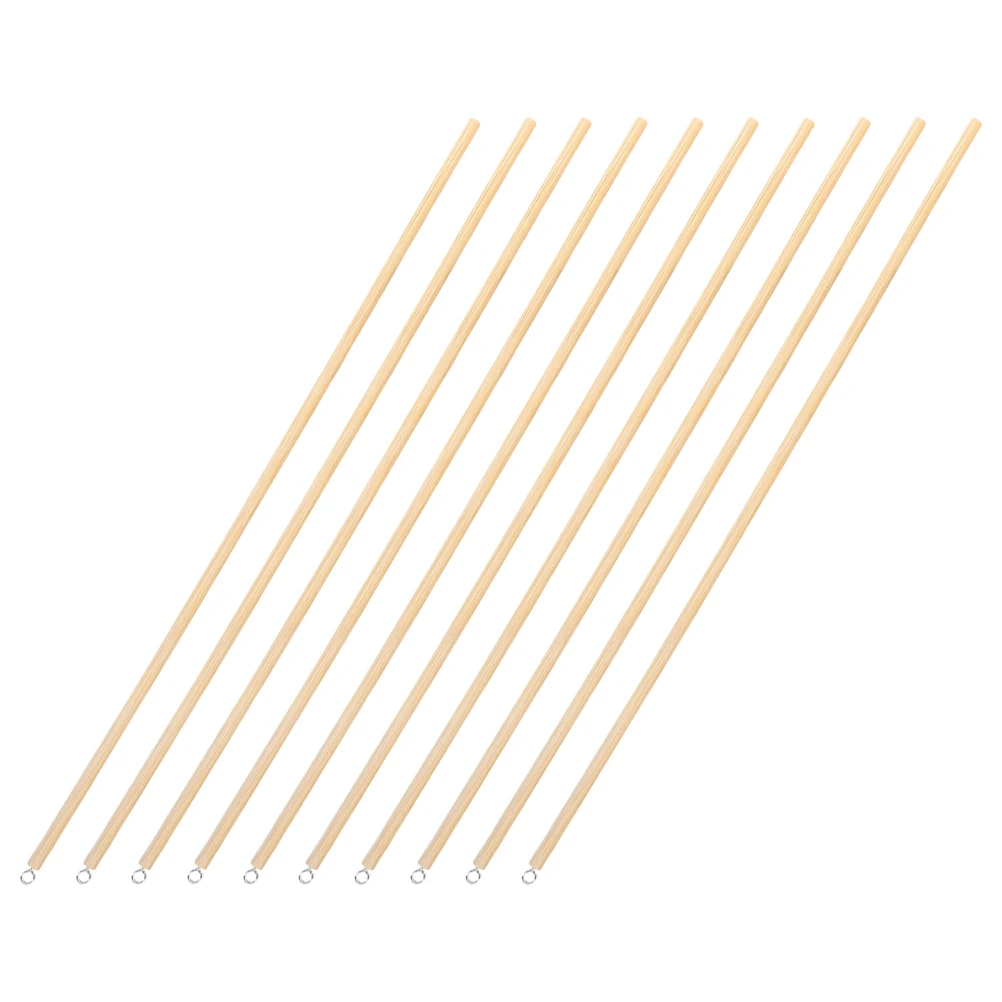 10Pcs Puppet Control Stick Wooden Manipulation Rods for Shadow Puppets Solid Wood Craft Sticks Stable Support Design Easy