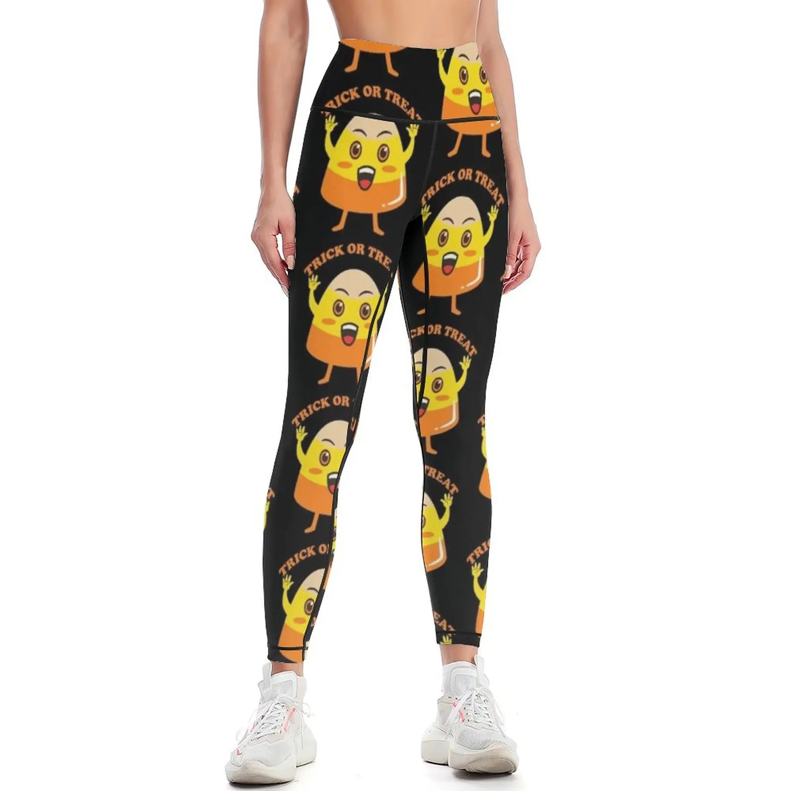 Trick or treat.- Halloween Leggings workout shorts gym womans Womens Leggings