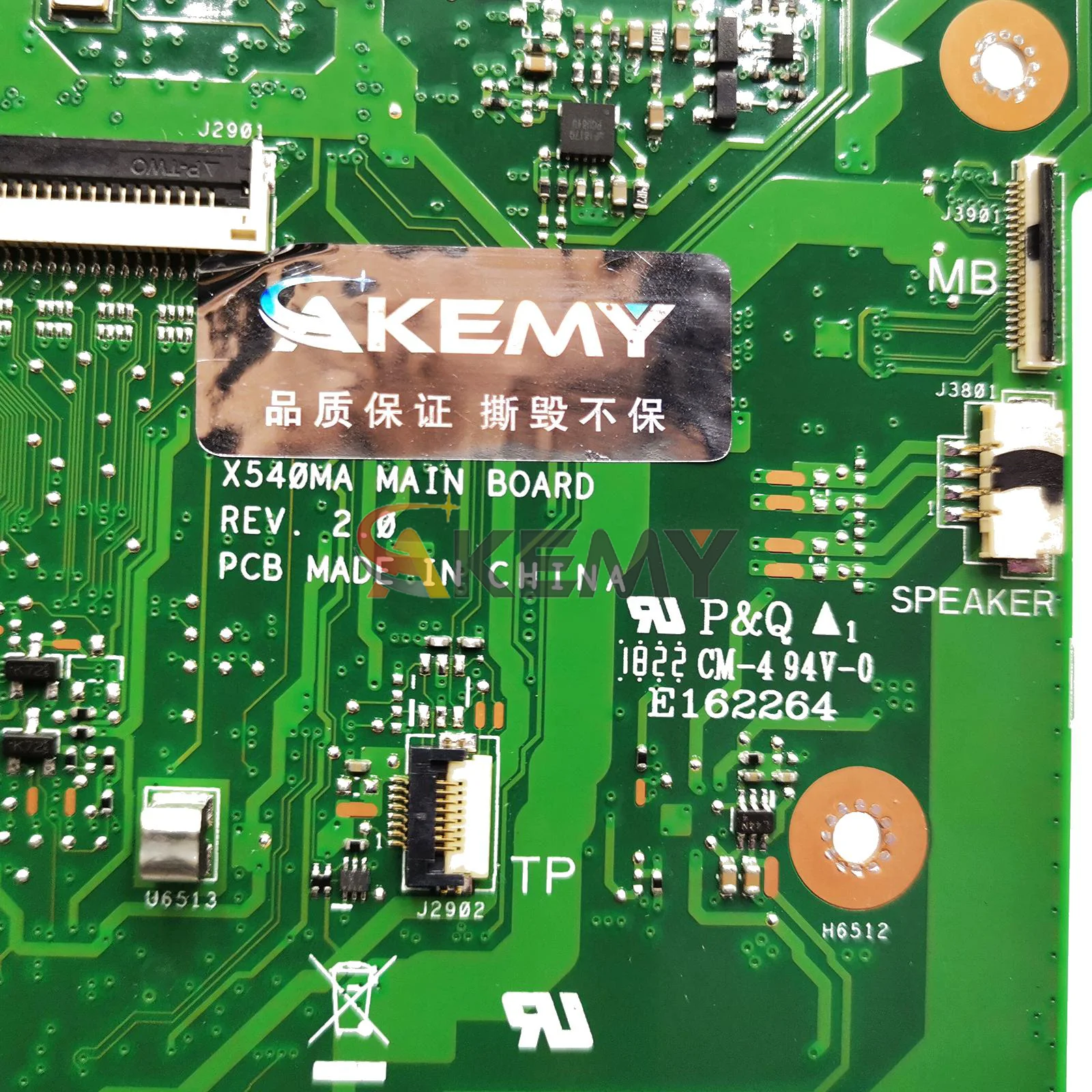 Placa base para ordenador portátil X540MA para ASUS VivoBook X540M R540M F540M A540M D540M X540MA X540MB X540MAR X540MAS con CPU Celeron