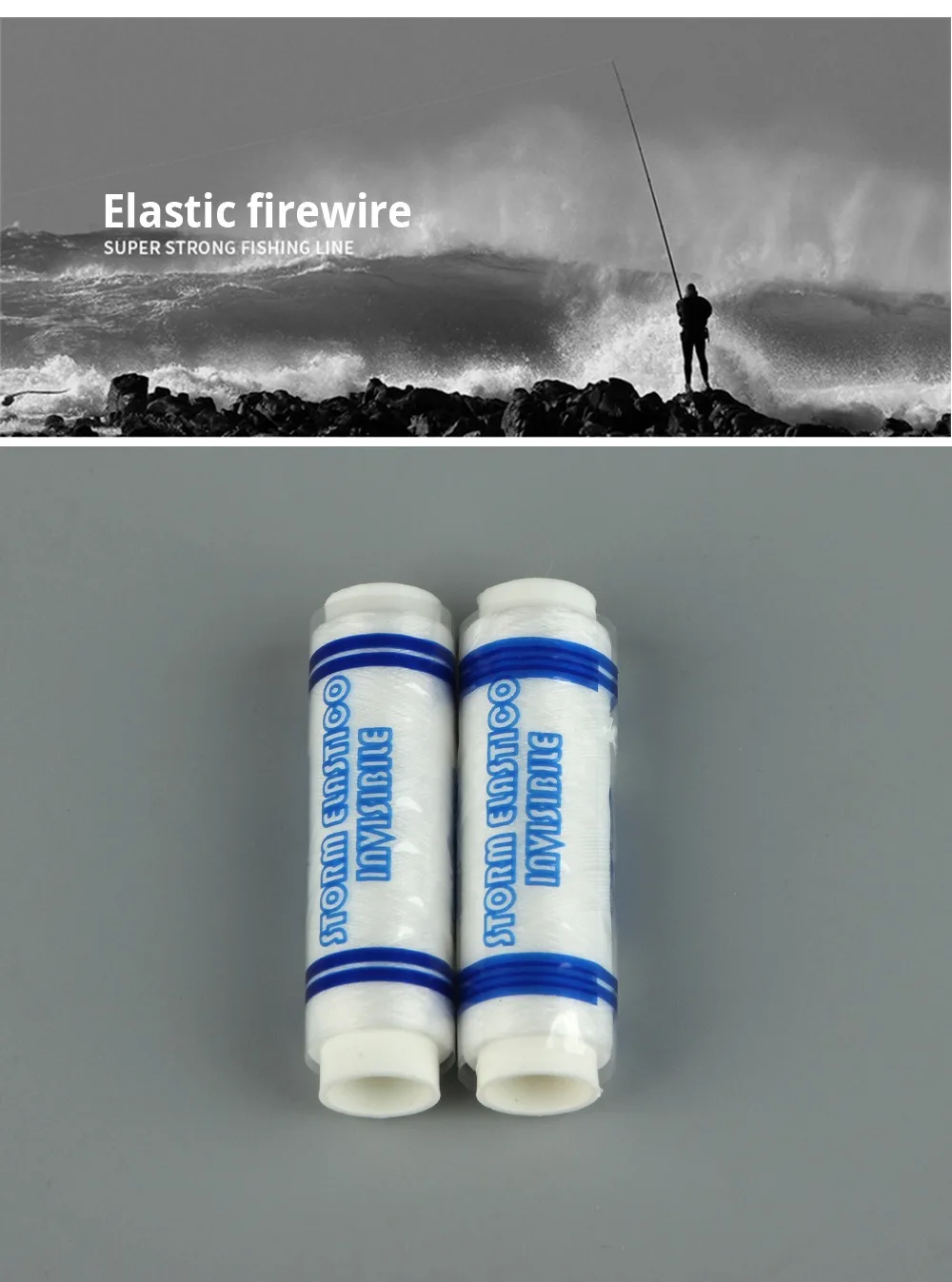 0,2 mm 250 m Hochfeste Elastische Angelschnur Unsichtbare Angelköderschnur Elastischer Faden Angelschnur Gute Angelschnur – Detail 10