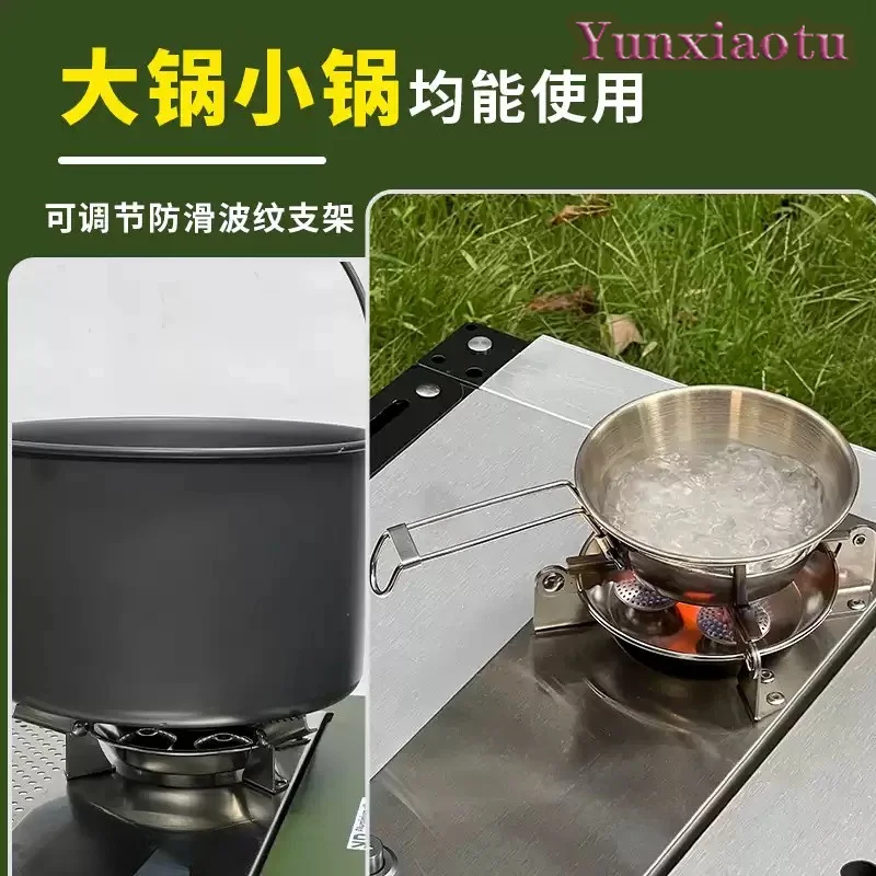 IGT Table Unit Stove, Foldable Windproof High Output Gas Burner for Camping & Outdoor Cooking System