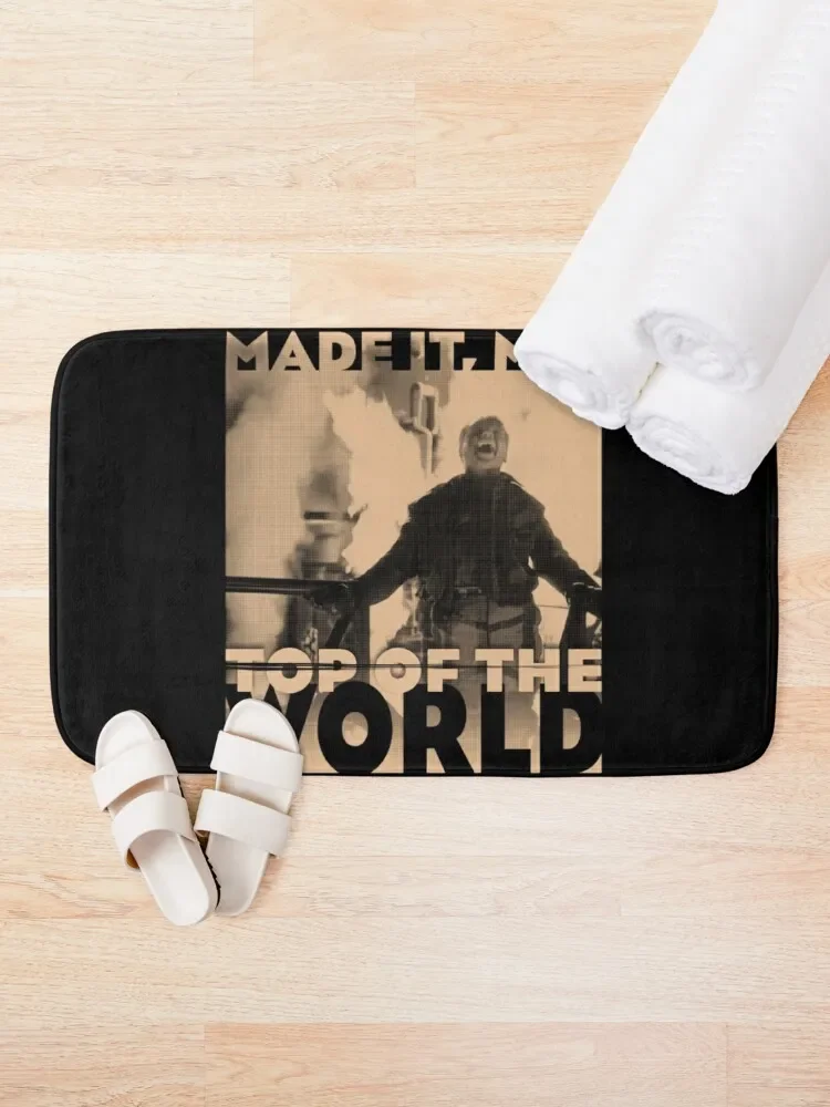 Top of the World! Bath Mat House Interior Entrance Bathroom Gadgets Bathroom Slip Mat