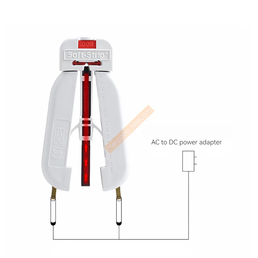Single core fiber longitudinal stripping clamp MS4T08 fiber hot stripping clamp
