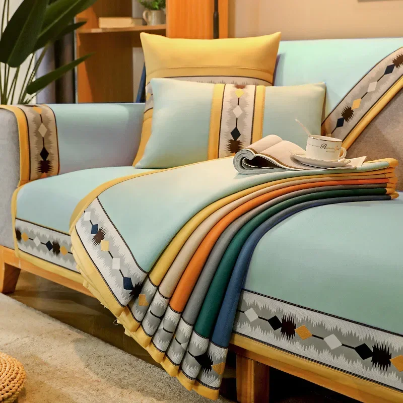 Sofa Cushion Four Seasons Universal Non-slip Simple Sofa Cover Cover Towel High-end Light Luxury Universal Cover Cloth