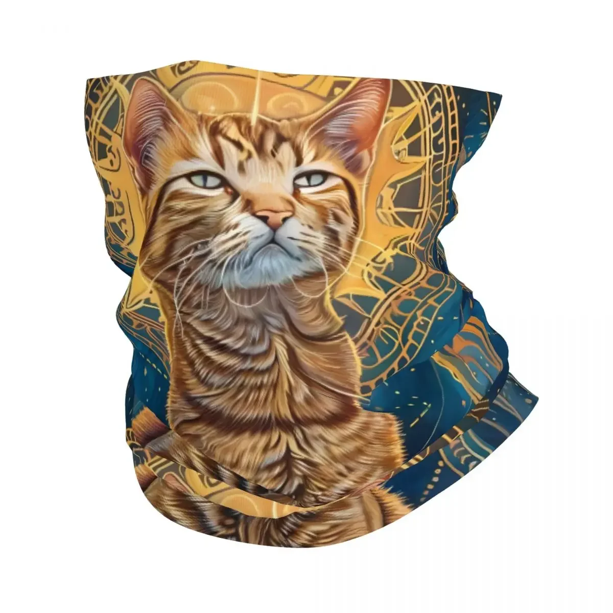 Ancient Egypt Art Scarf Neckerchief Neck Face Mask Polyester