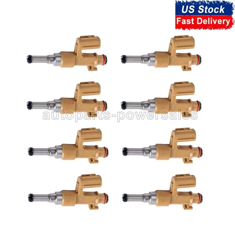 

8PCS Fuel Injectors 23250-0S020 For 08-13 Toyota Tundra Sequoia Lexus 4.6L 5.7L