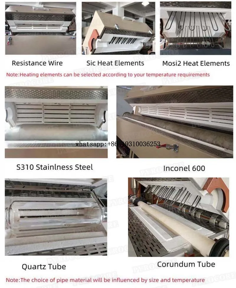 Lab Vacuum Rotary Tube Furnace, Inert  Atmosphere Rotary Tube Furnace, Laboratory Equipment Electric Rotary Furnace 1200c