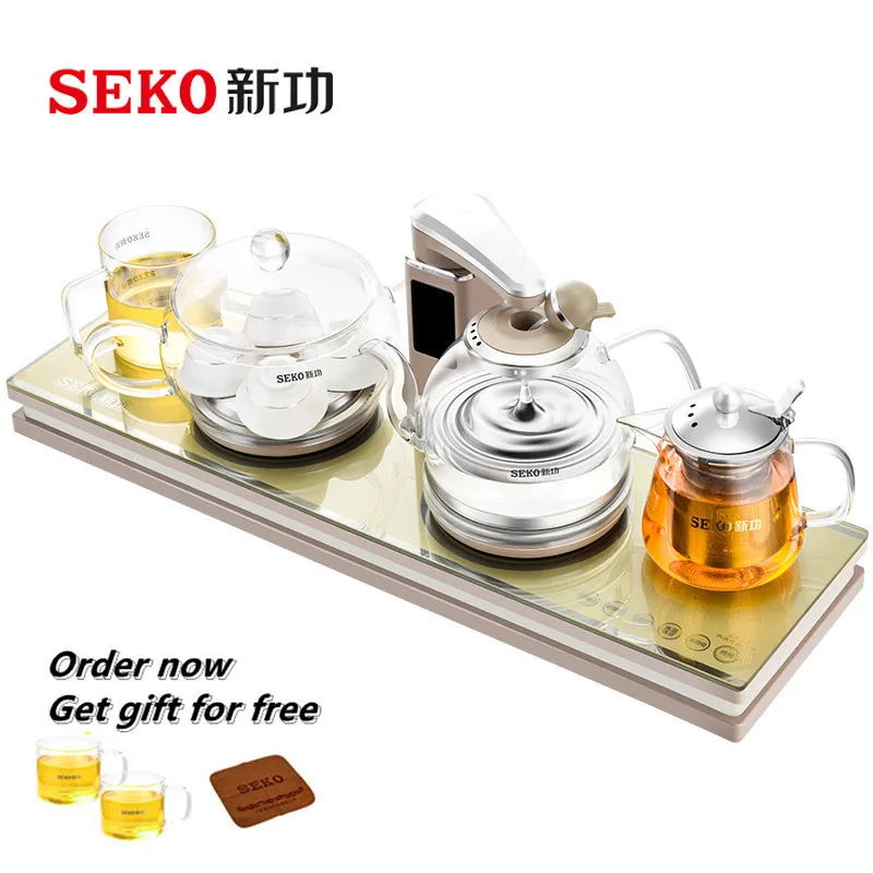 SEKO F120 220V Electric Kettle with teapots set Remote Control model