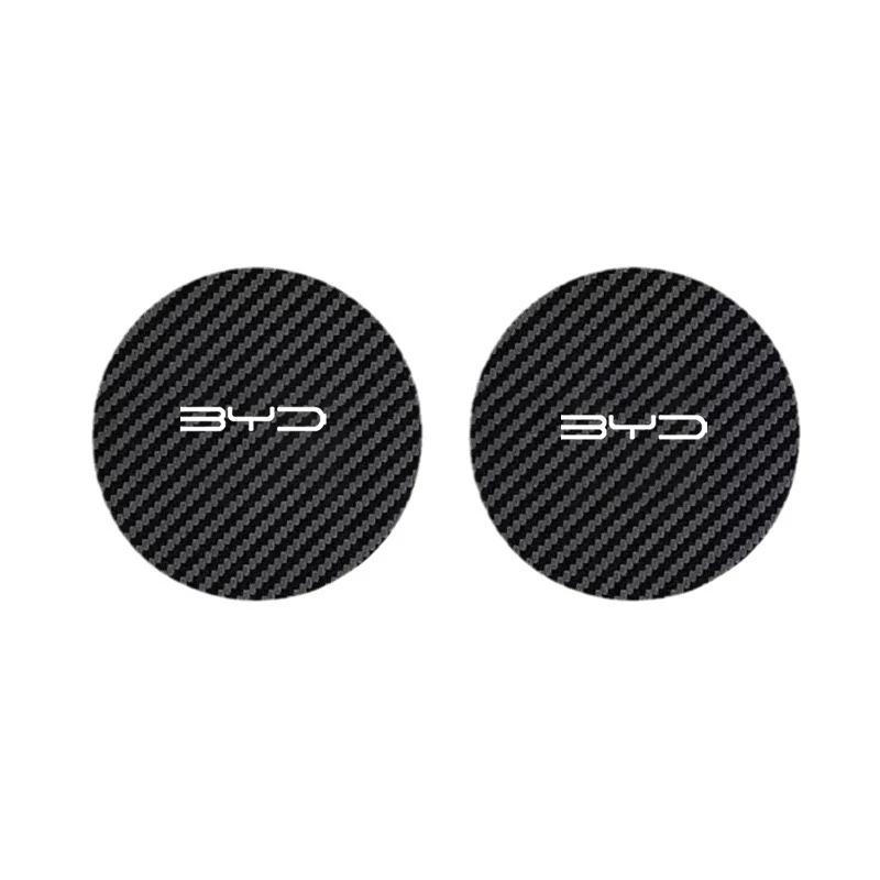Carbon Fiber Car Cup Coaster for BYD
