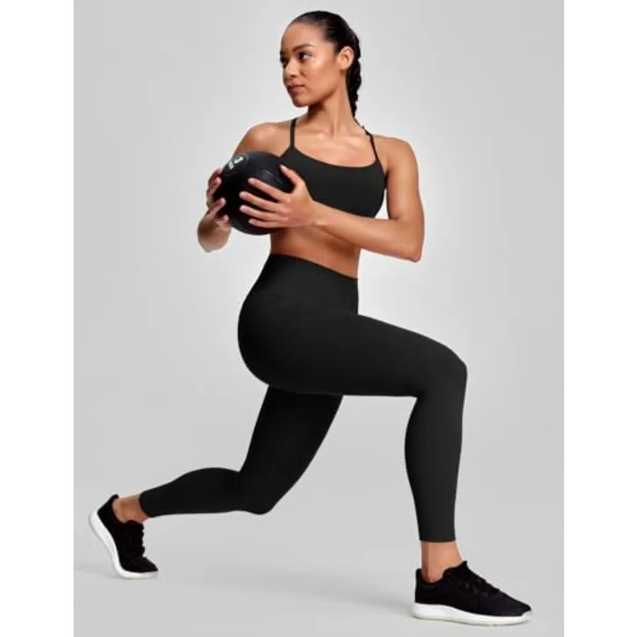 HeyNuts Leggings 25'', Plus Support, Compression 7/8 Workout Pants view 4