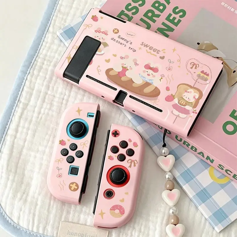 Anti-Falling Soft Shell Cover TPU Split Protective Case Anti-Scratch Shell Protector for Nintendo Switch NS Game Console