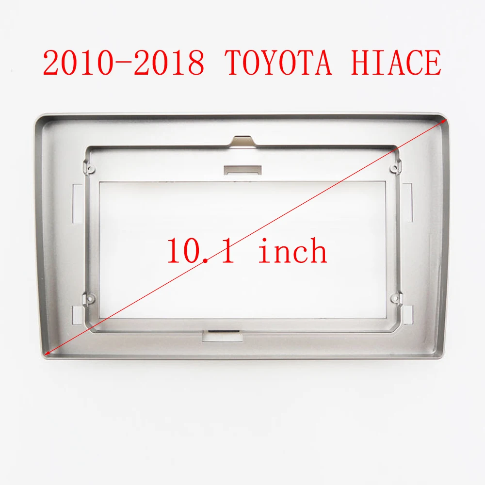 10.1 Inch For TOYOTA Hiace 2012-2018 Car Radio Android MP5 Player Casing Frame 2din Head Unit Fascia Stereo Dash Cover