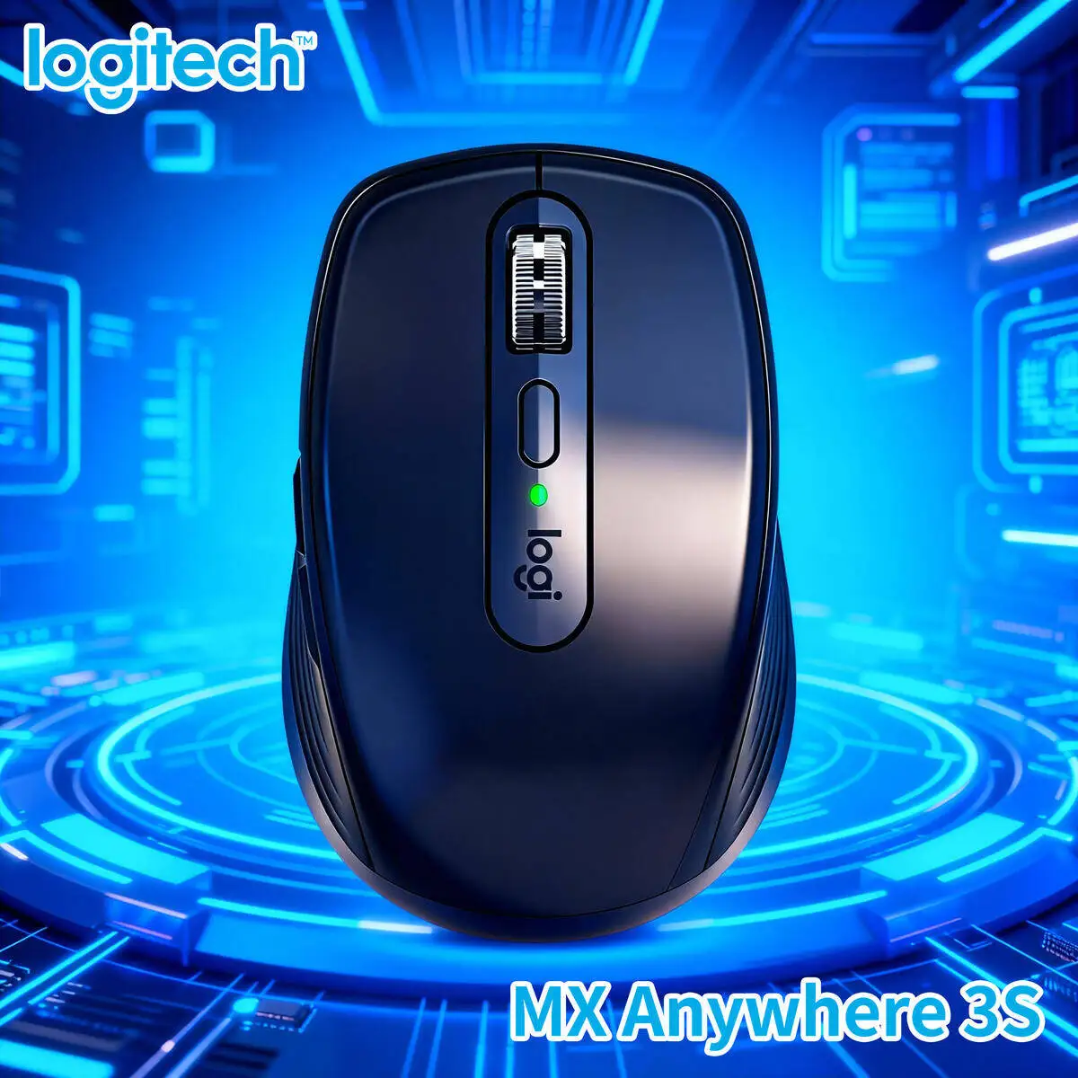

Logitech MX Anywhere 3S Wireless Mouse Ergonomic Grip Silent Click Long Battery Life