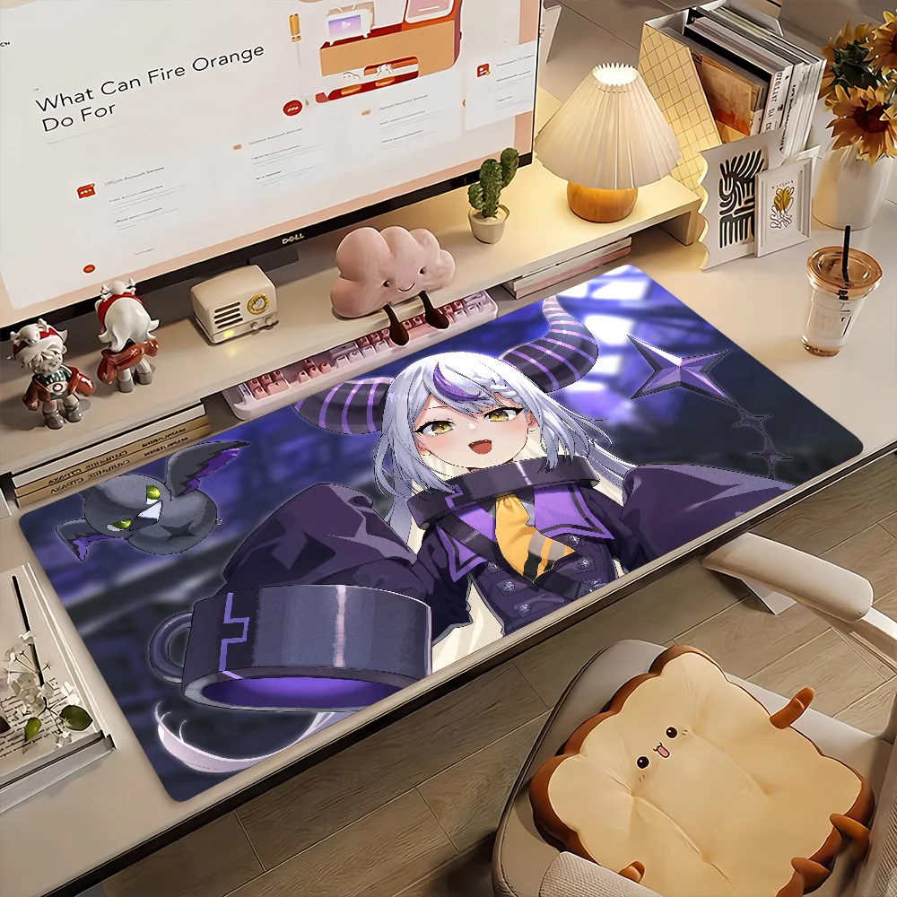 

VTuber L-La Darknesss Mouse Pad Non-slip Rubber Gamer Balance Computer Mat Decoracion Deskmat Laptop Office Large