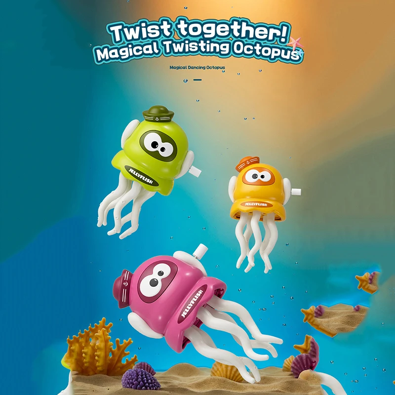 Giocattoli elettronici di calamari danzanti Calamari danzanti magici con musica leggera Divertente polpo danzante Giocattolo di decompressione Regalo per bambini