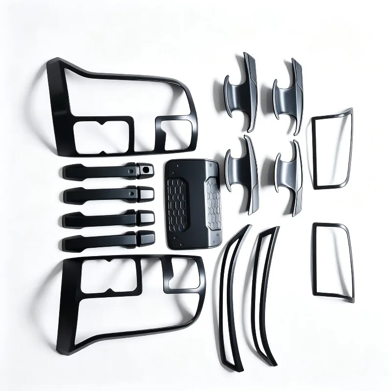Full set of exterior modification parts, front and rear light frame door bowl decoration kit