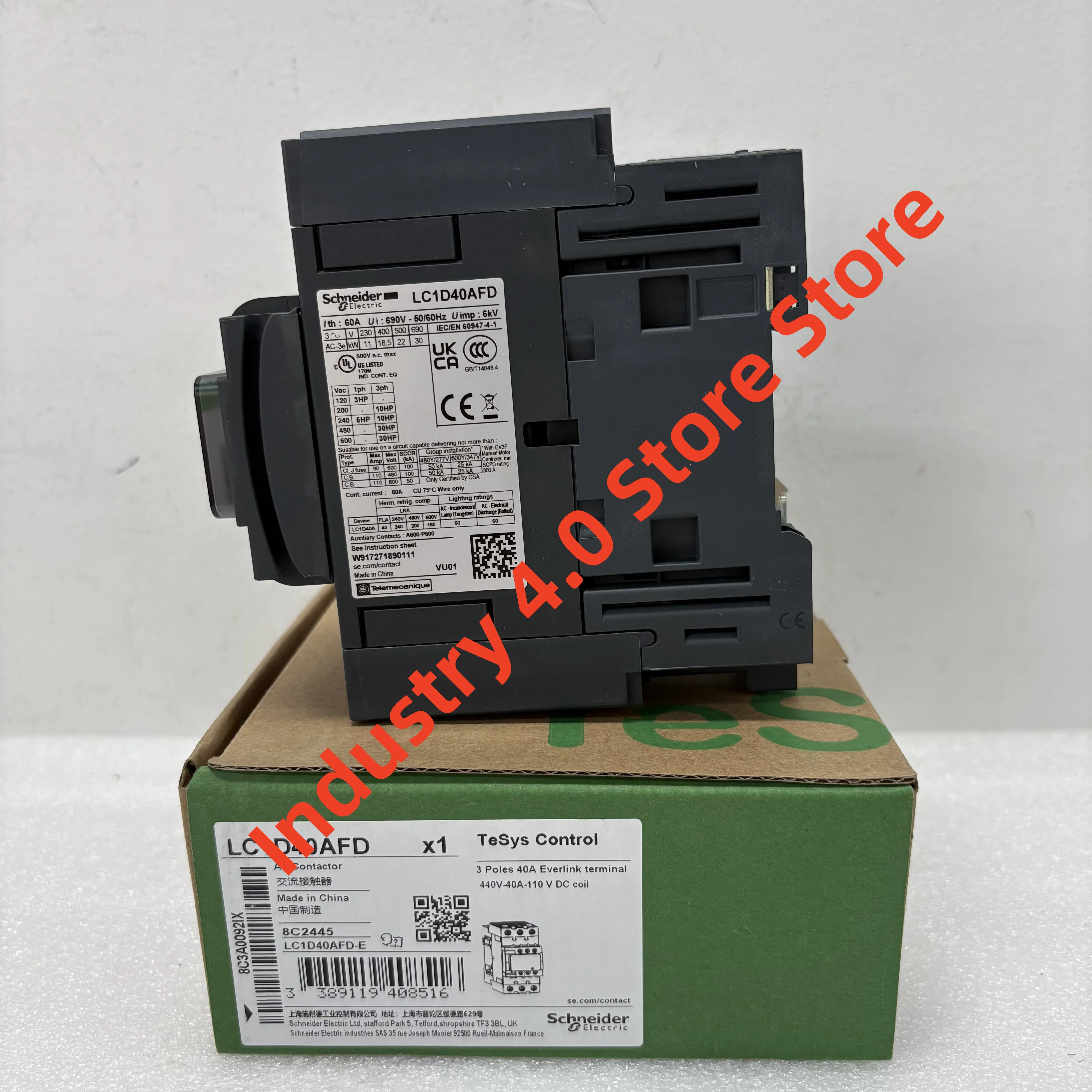 Рисунок 4 - Новый оригинальный контактор LC1D40AFD