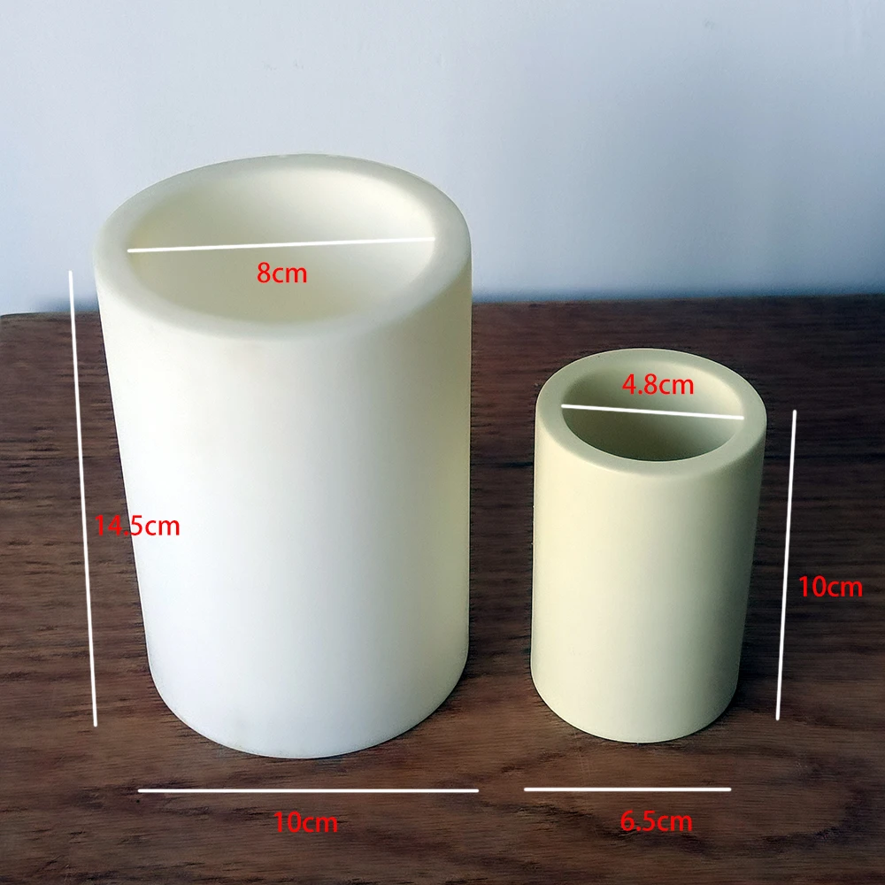 Cement pen tube silicone mold concrete kitchen receive cutlery bucket mold toothbrush cup mold creative household products mold