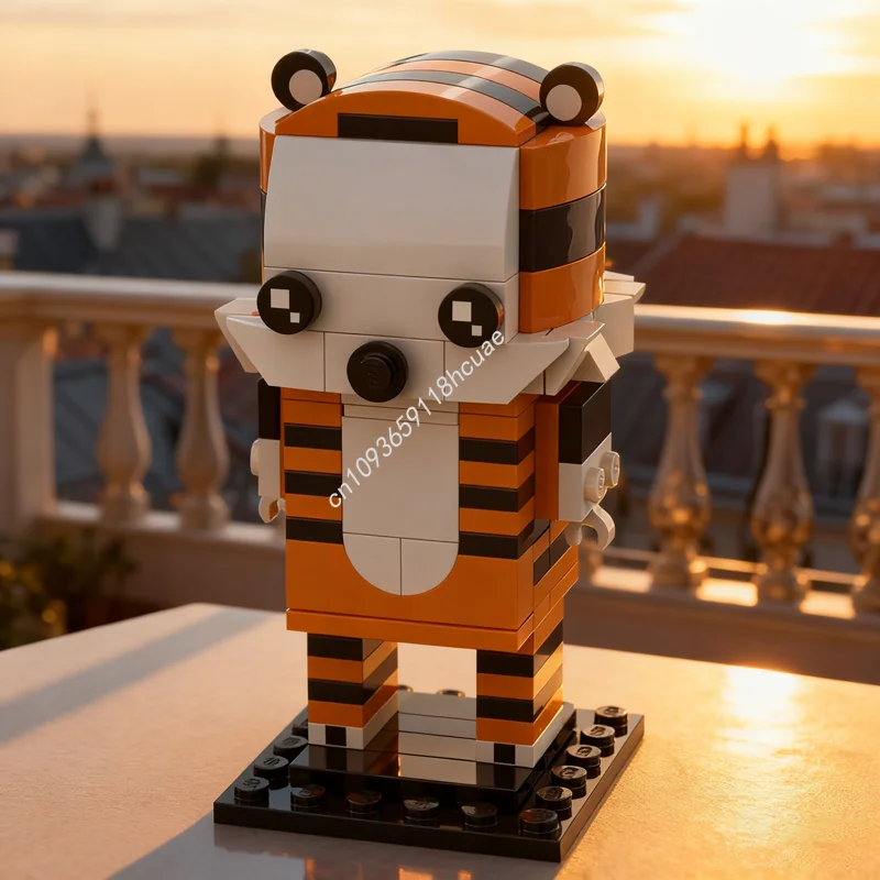 144 قطعة MOC هوبز Brickheadzed نموذج اللبنات العمارة تجميع التعليم الإبداعي لعبة الطوب هدايا عيد الميلاد للأطفال