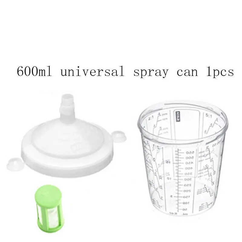 Suitable for SATA Spray Gun Paint Mixing Cup Quick Cup Spray Gun Tank 300ML/600ML/900ML/ Disposable Paint Cup