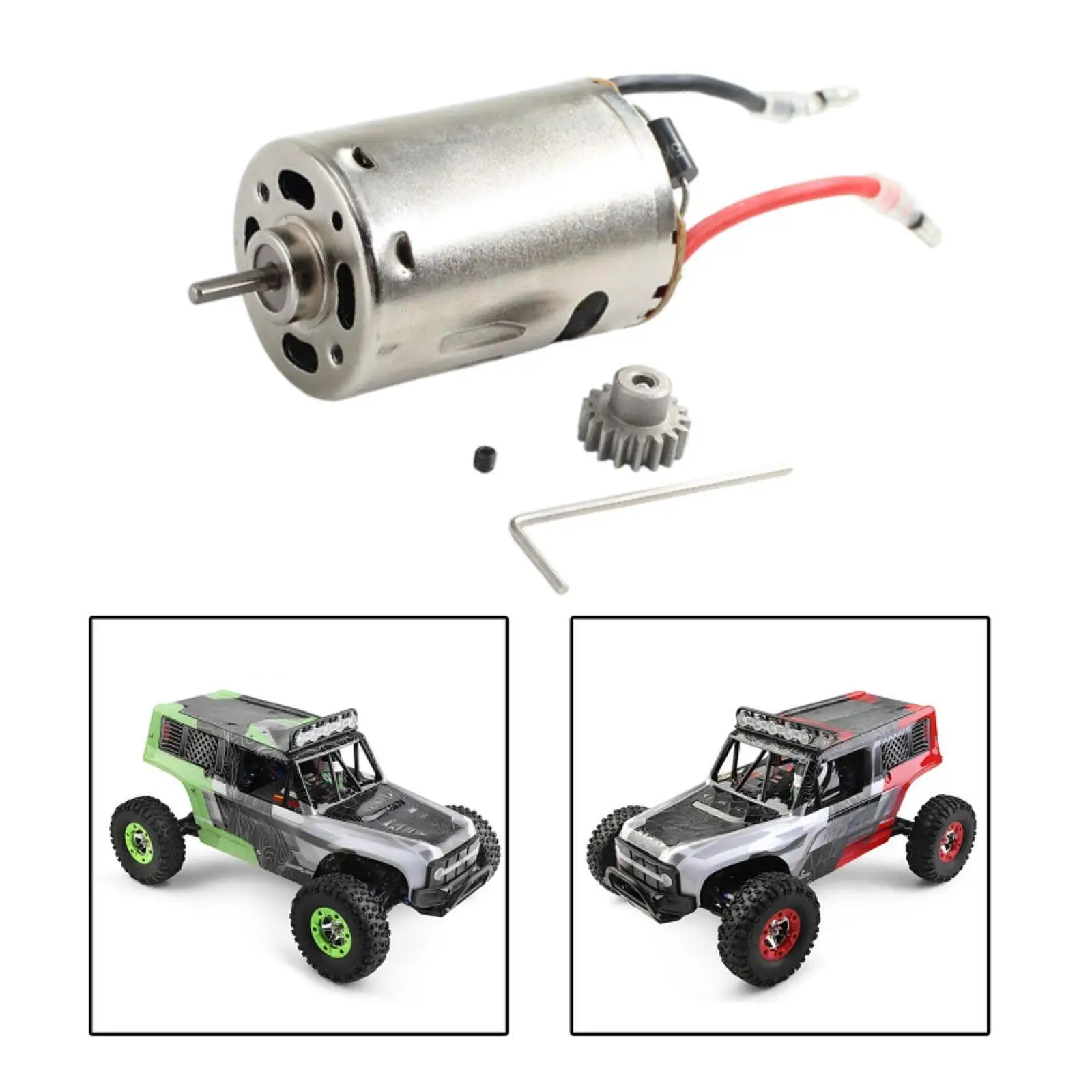 Kit ingranaggi motore elettrico 12428-0121 Parti di riparazione per auto RC 1/12 124006
