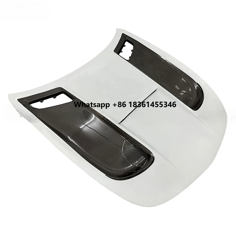 

Black Series Style Half Carbon Fiber Car Bonnet Hood for GT GTC GTS 2015-2018