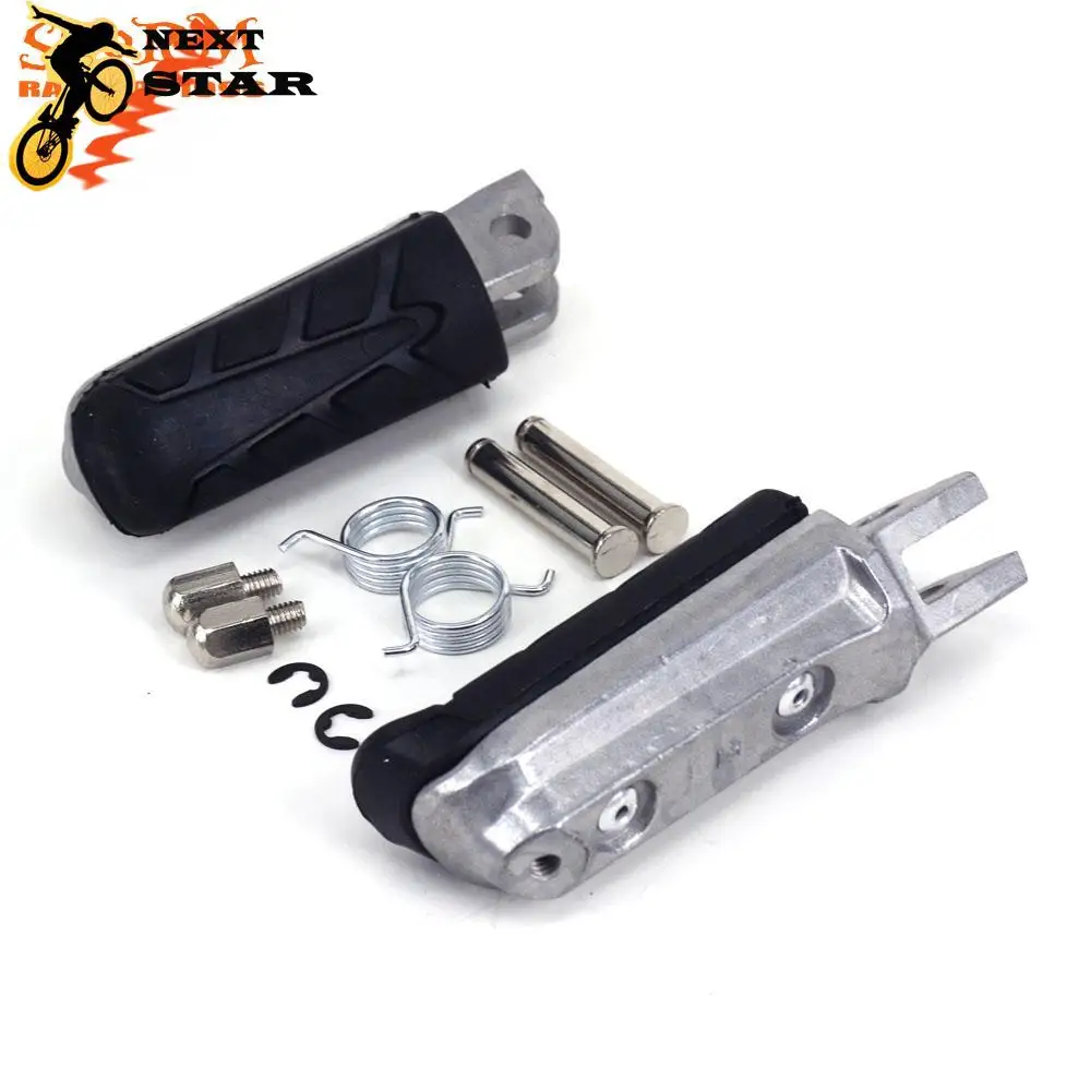 Motorcycle Front Footrest Foot Pegs For HONDA XL CB VT VTR NT CBF CBR NTV VFR 125 250 400 500 600 650 750 800 900 1000 1100 1300