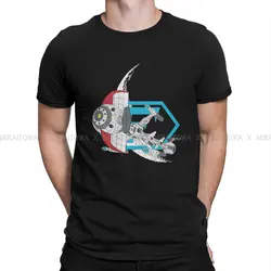 Captain Future Futuremen Anime Crewneck TShirts Spaceship Comet Distinctive Homme T Shirt New Trend Clothing 6XL