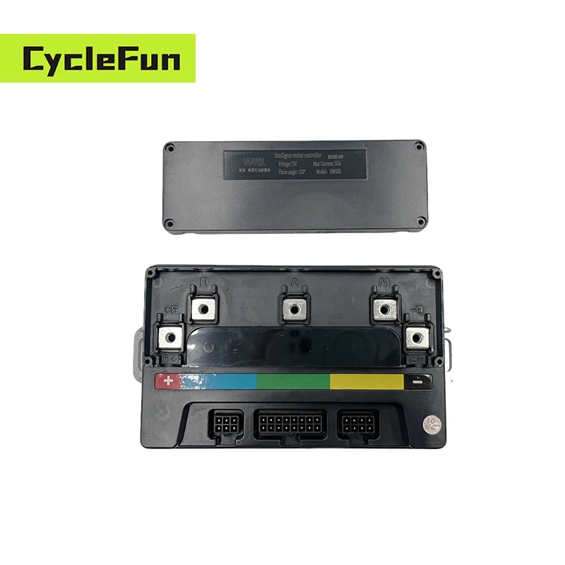 

Контроллер синусоидальной волны VOTOL EM-50 55A 48 В 60 В 72 В FOC BLDC для двигателя QS 90 1 кВт со средним приводом для электрического скутера