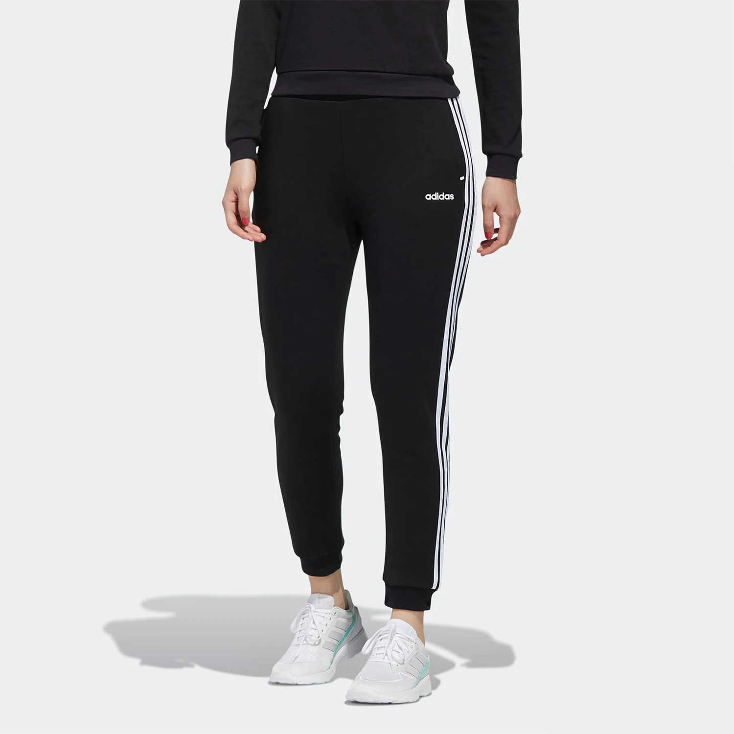 Adidas genuine neo W ESNTL 3S TP women's three stripe sports pants GJ7947