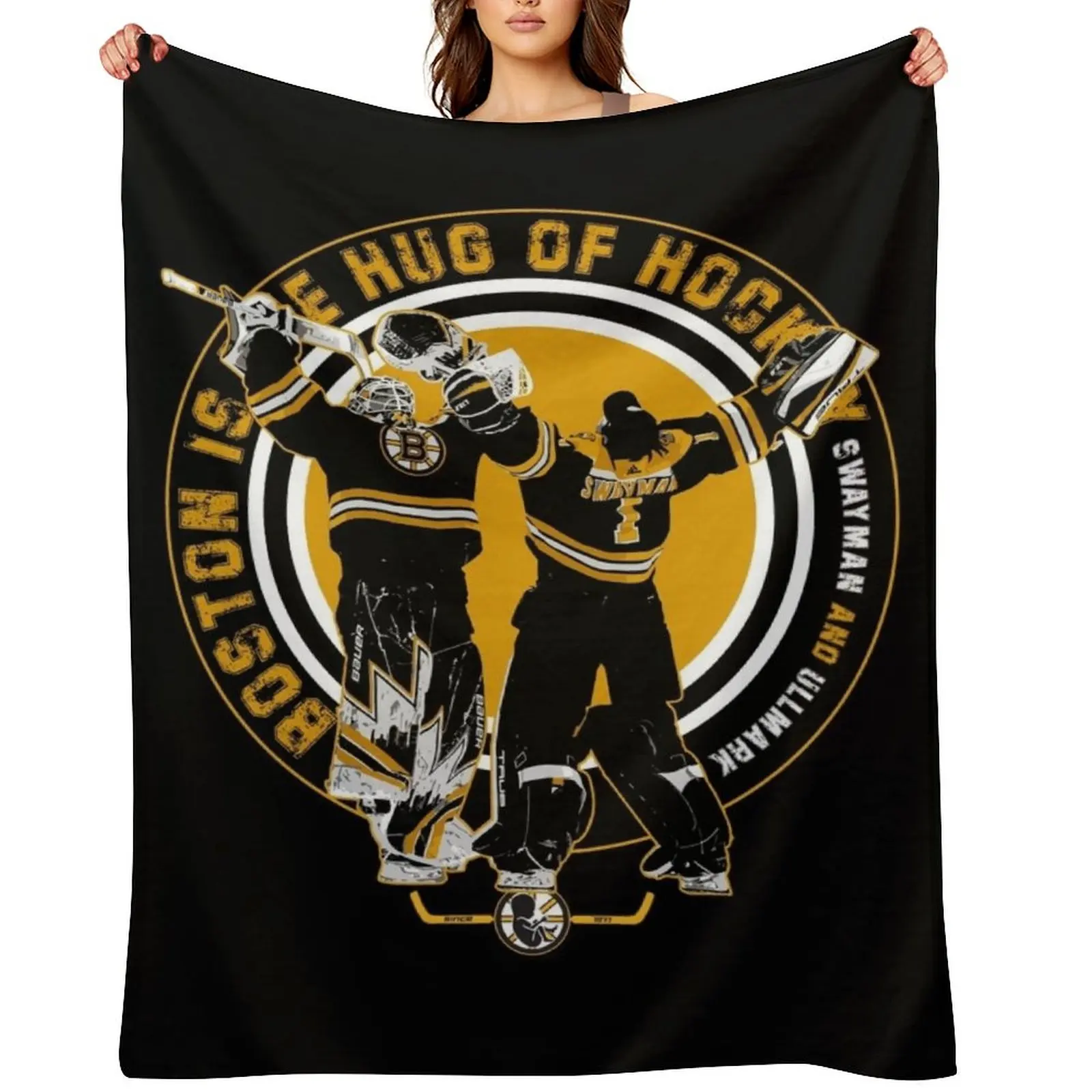 

The Hug Of Hockey Throw Blanket cosplay anime Multi-Purpose Blankets For Sofas Winter beds Blankets