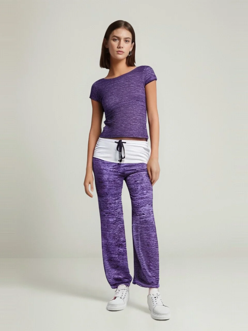 Pigiama con coulisse pantaloni da donna pantaloni da notte antiscivolo morbidi Comfort Casual taglia grande perfetto per la primavera