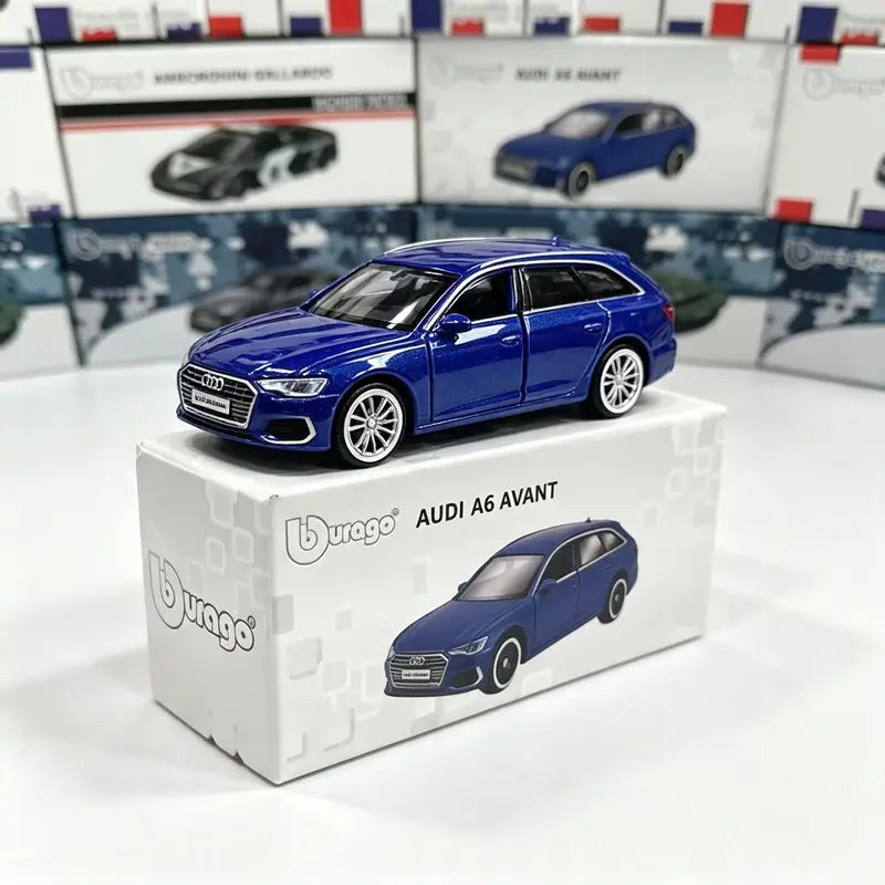 1/64 Audi A6 Avant C8 Kombi Luxus-Automodell aus Legierung, Simuliertes Druckguss-Metall Sportwagen-Modell, Sammlerstück, Geschenk für Kinder