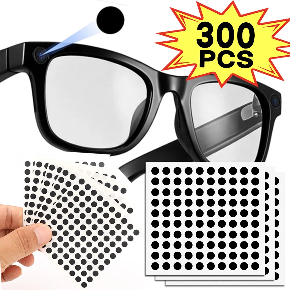 

100-300pcs LED Light Blocking Sticker Patch Self Adhesive Shading Dots for Ray-Ban Meta Wayfarer /Oakley Light Blocking Stickers