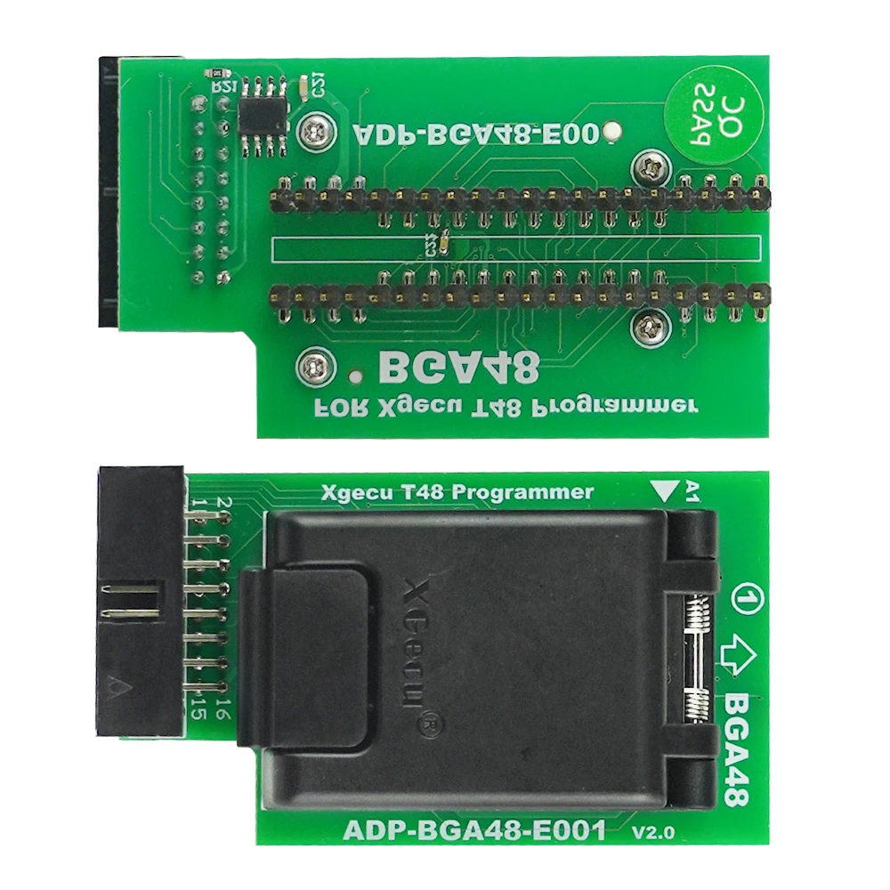 Newly Upgraded BGA63 10.5X13 mm Adapter for XGecu T48 Progammer Model: ADP-BGA63-E001 For NAND Flash BGA63 Package Of Chips