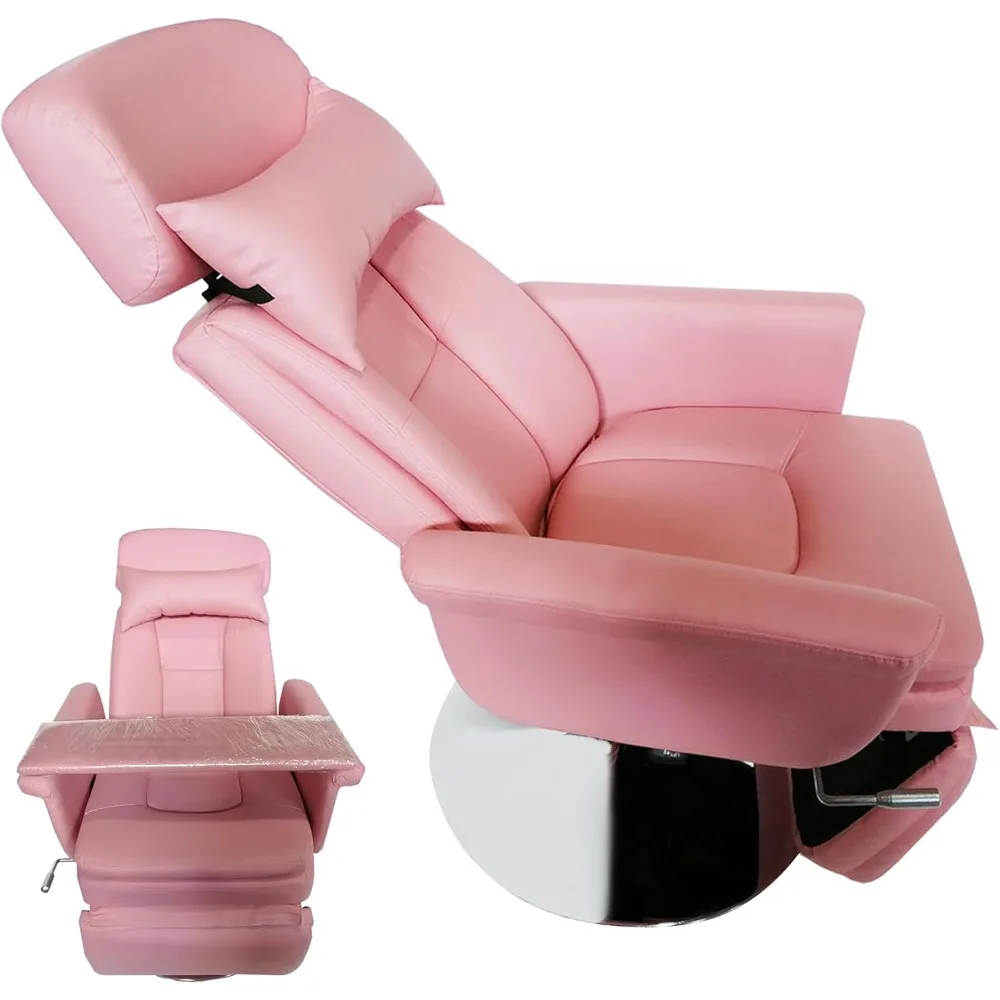 

Beauty Bed Chair Pink Facial Beauty Chair Air Pressure Lifting Facial Bed Spa Table Salon Chair Adjusted Angle 90-175 Degrees