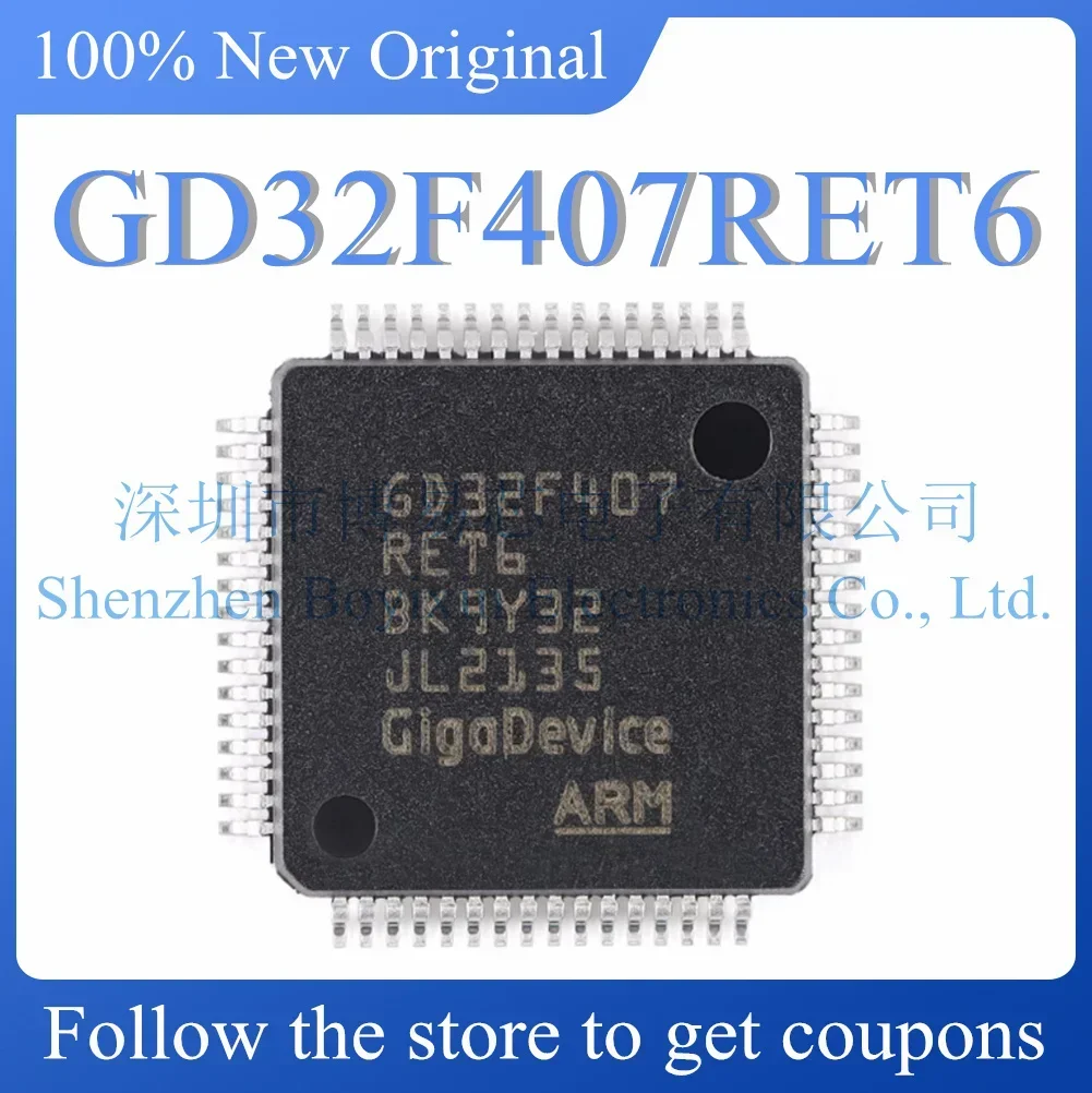 

NEW GD32F407RET6.Original Product.LQFP-64