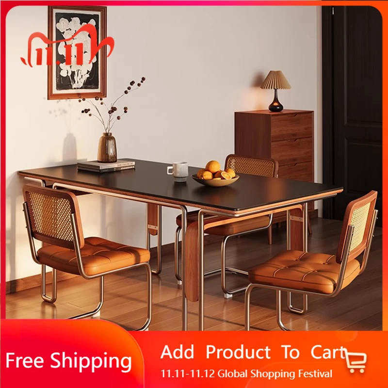 

Wall Wood Dining Table Nordic Balcony Writing Lounge Dining Table Modern Office Desk Mesas De Comedor Living Room Furniture