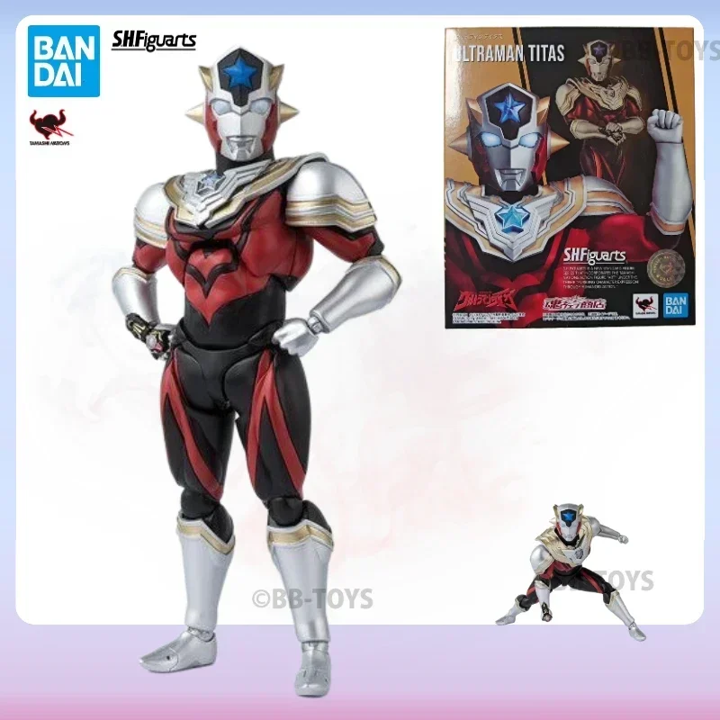 

В наличии Bandai S.H.Figuarts SHF Ultraman Series Titas подвижная аниме-фигурка Коллекционная оригинальная коробка готовые игрушки BB