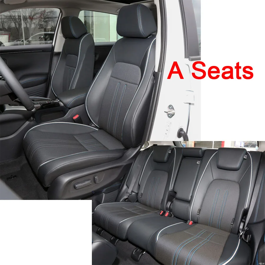 Custom Car Seat Covers full set For Honda HRV ZR-V 2023 HR-V Full Covered Car Seat Protective Cover Leather Cushion Accessories