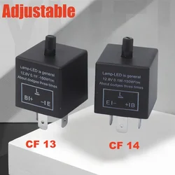 3Pins 12V CF13 CF14 Adjustable Freauency Turn Signal Light Blinker Flasher Relay Switch Led Flasher Relay Electronic Car Parts