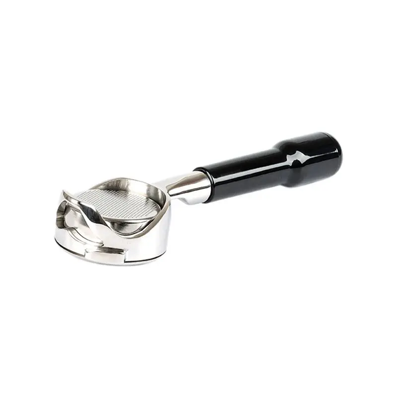 AS60-58Mm Hollow Design Coffee Handle For E61 Brewing Head Coffee Machine Stainless Steel Bottomless Extraction Handle