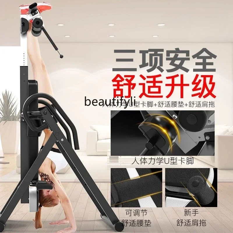 lt Inverted Artifact Inversion Table Height Stretching Upside down Auxiliary Long and High Lumbar Traction Hand-Stand Tool