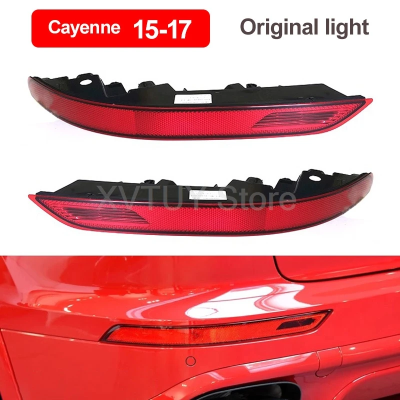 Rear Bumper Light for Porsche Cayenne 2015-2017 2018-2023 Sedan Brake Reverse Bumper Stop Warning Lamp Fog Light Car Accessories