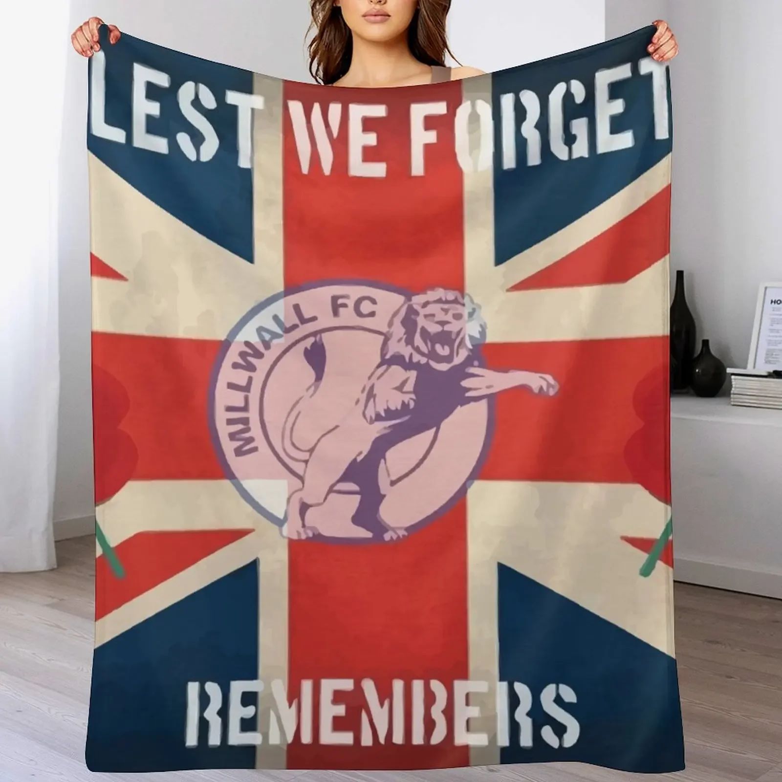 Lest We Forget - Millwall Remembers Throw Blanket for babies Loose warm for winter Sofa Quilt Blankets