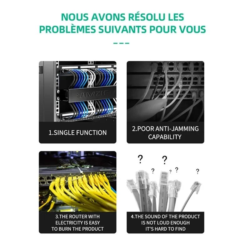 Rastreador de Cable LCD POE, comprobador de Cable de tóner, Cat5, Cat6, prueba de Cable de teléfono/red, herramienta de Red de tóner